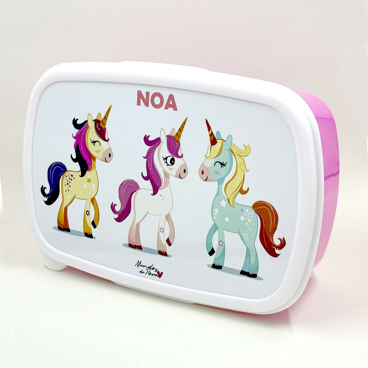 Tuppers infantiles personalizado con estampado y nombre