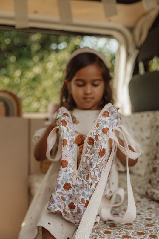 Mochila vintage flores Little Dutch
