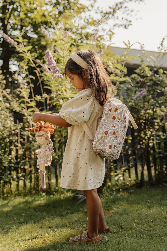 Mochila infantil vintage flores Little Dutch