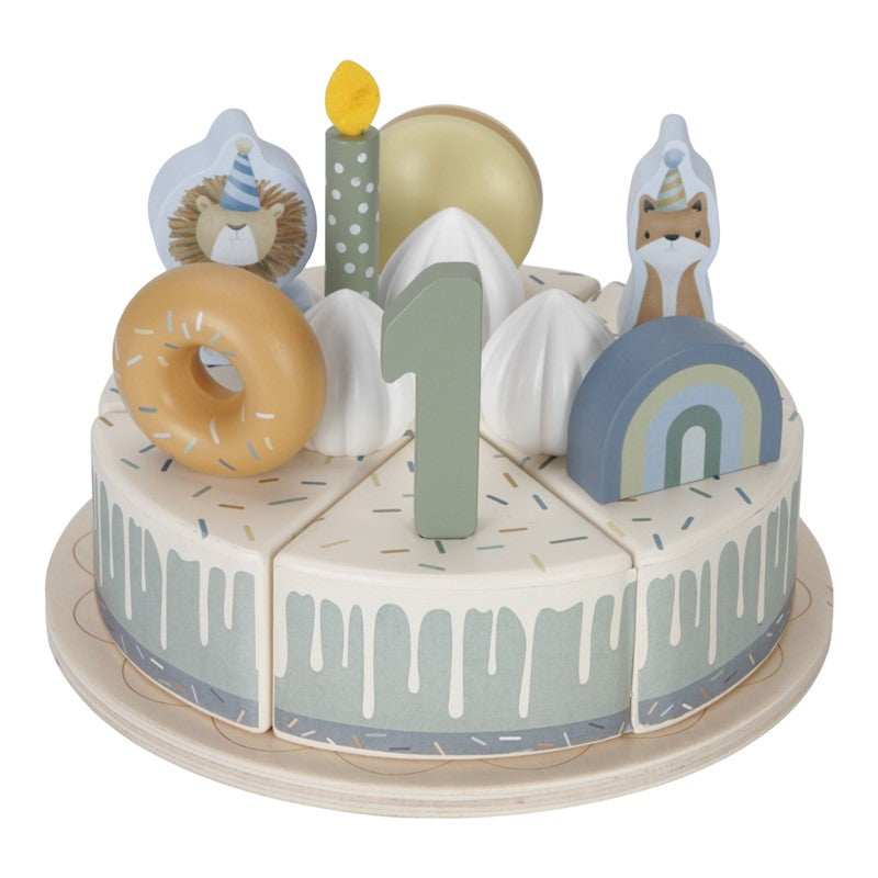 Pastel de Cumpleaños Azul FSC de Little Dutch