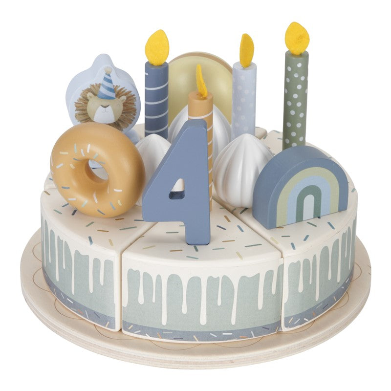 Pastel de Cumpleaños Azul FSC de Little Dutch