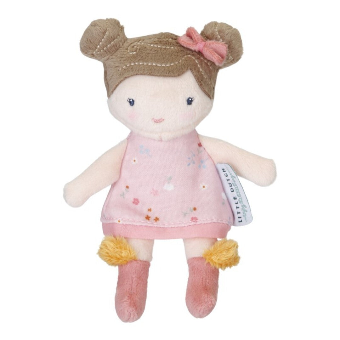 Rosa Muñeca Blandita Pequeña nueva de Little Dutch