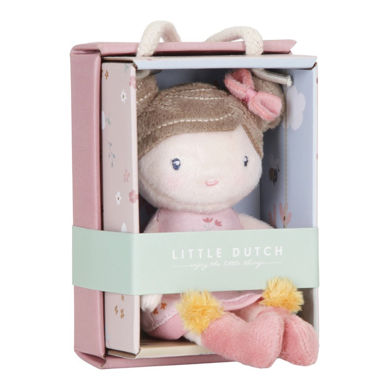 Rosa Muñeca Blandita Pequeña nueva de Little Dutch