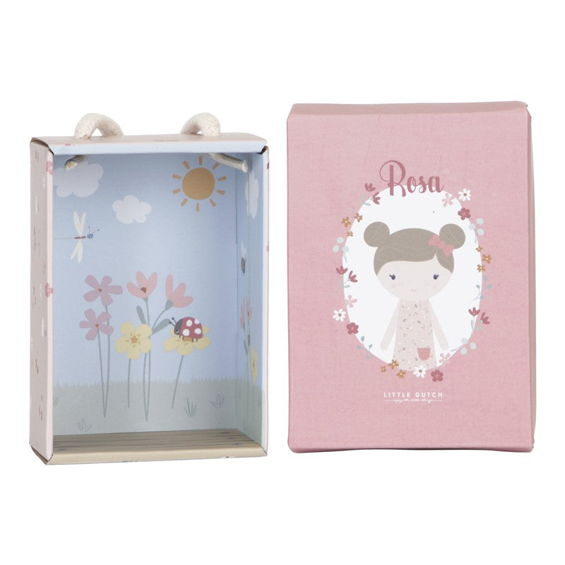 Caja Rosa Muñeca Blandita Pequeña nueva de Little Dutch