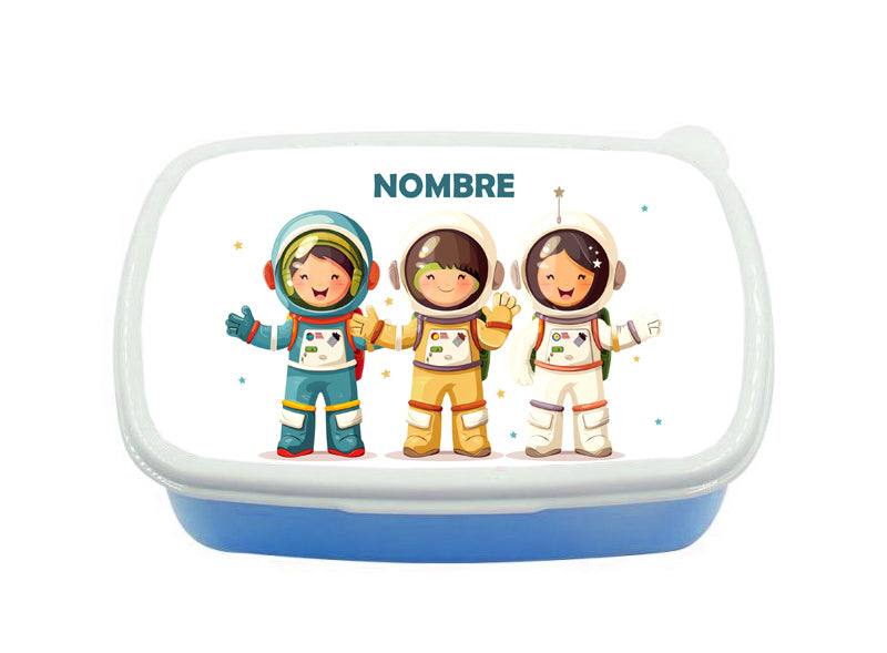 Tuppers infantiles personalizado con estampado y nombre