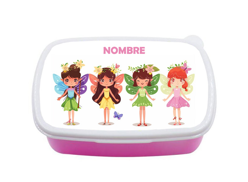 Tuppers infantiles personalizado con estampado y nombre
