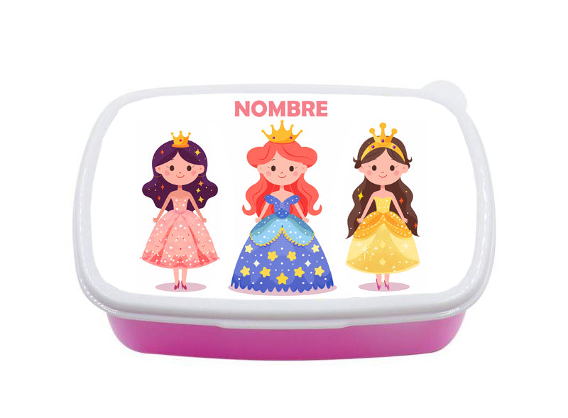 Tuppers infantiles personalizado con estampado y nombre
