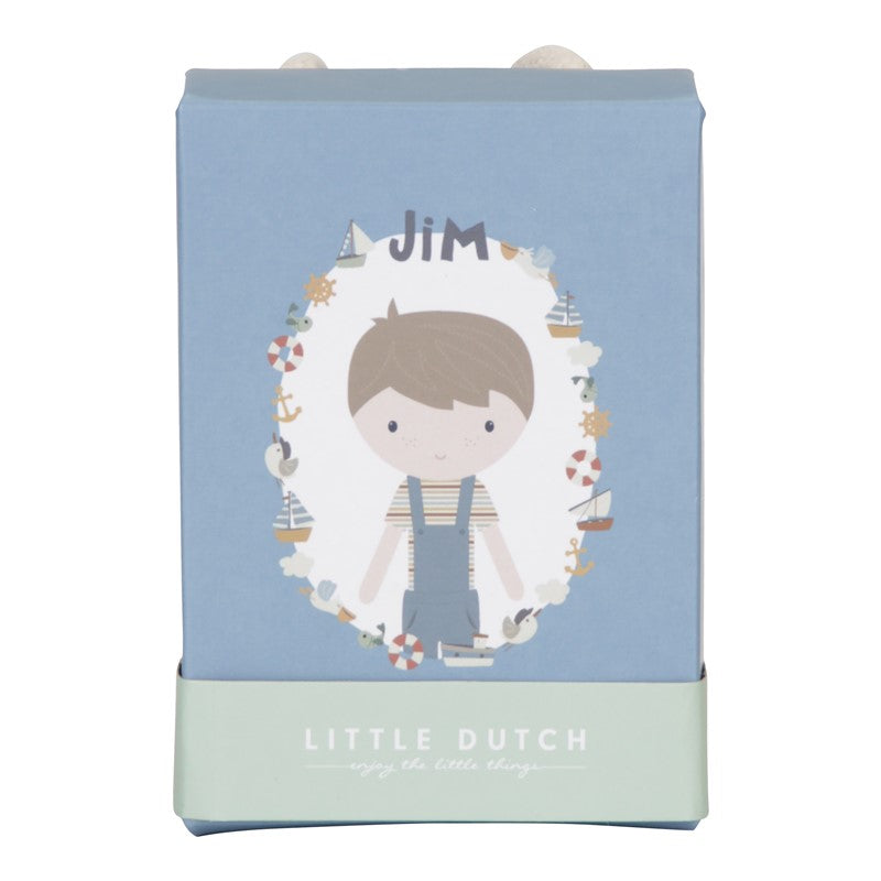 Caja Jim Muñeco Blandito Pequeño Nuevo - Little Dutch
