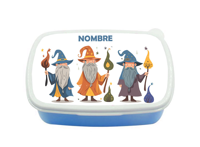 Tuppers infantiles personalizado con estampado y nombre