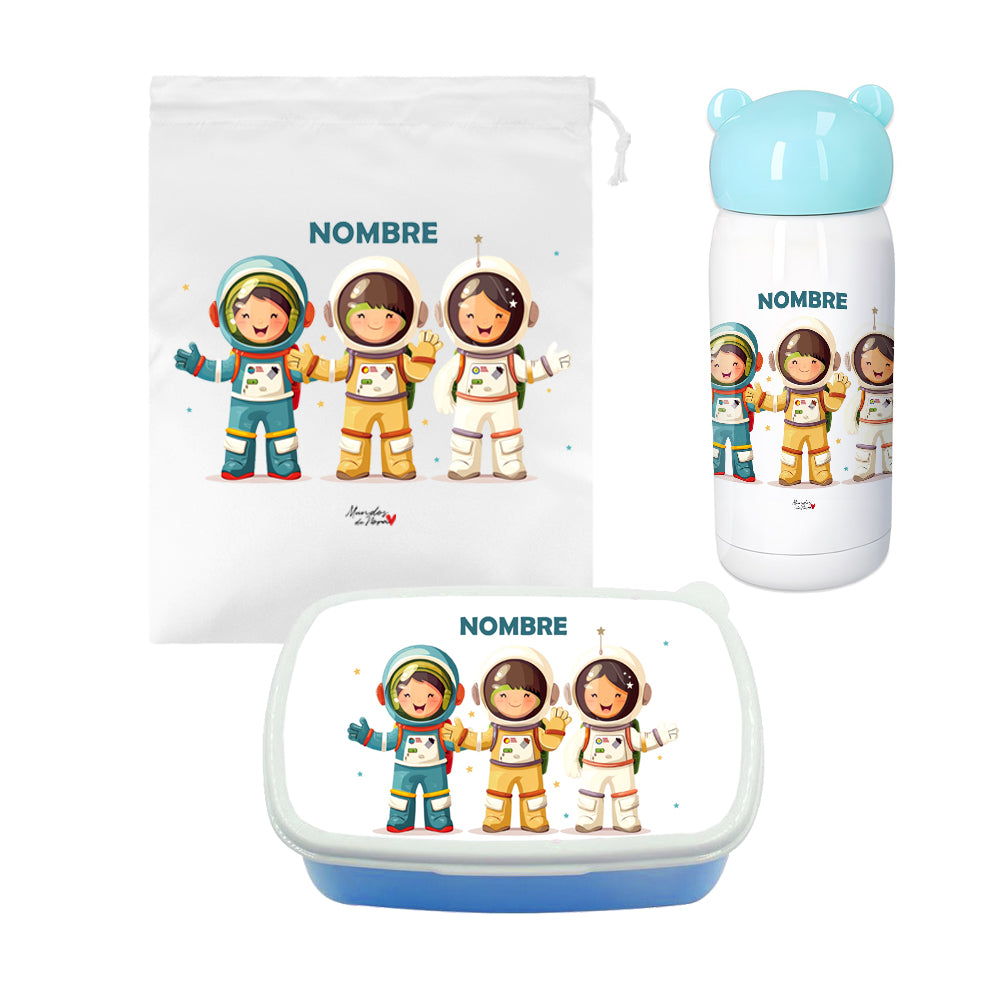 Pack Vuelta al Cole Infantil Personalizado con estampado y nombre