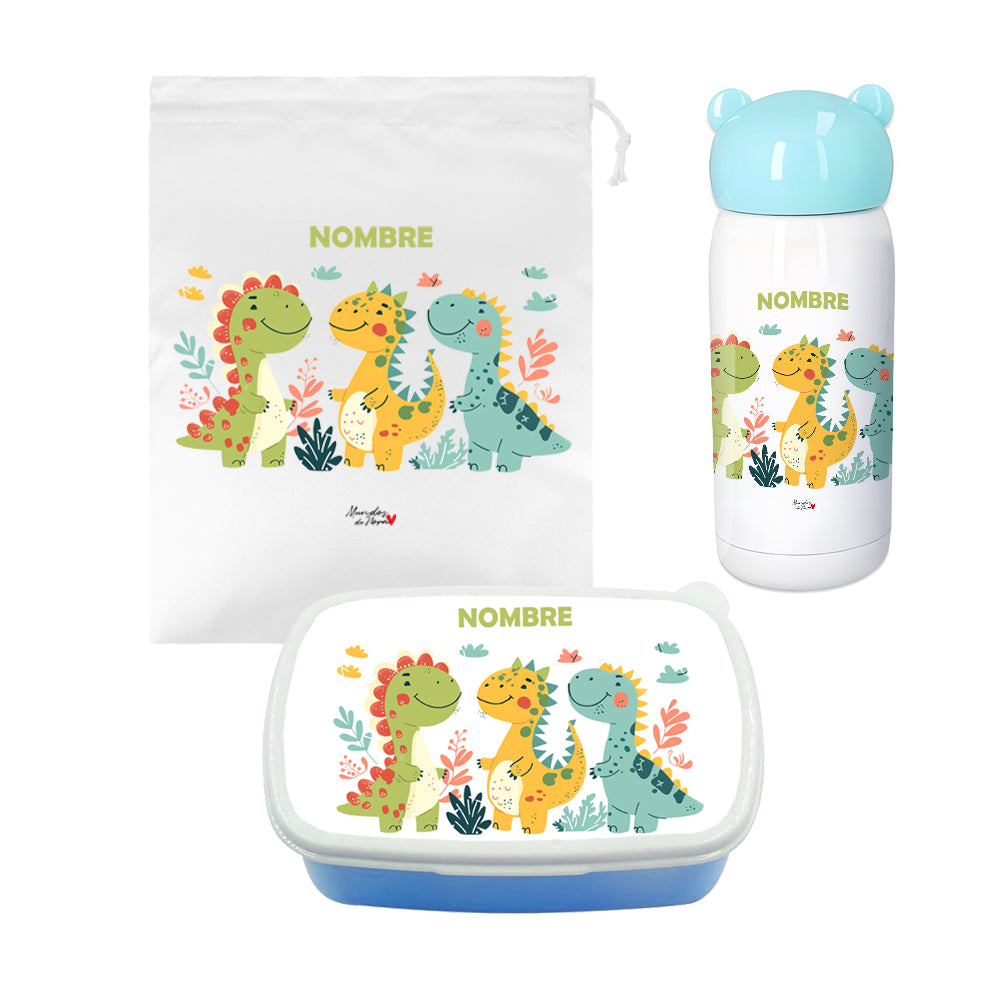 Pack Vuelta al Cole Infantil Personalizado con estampado y nombre