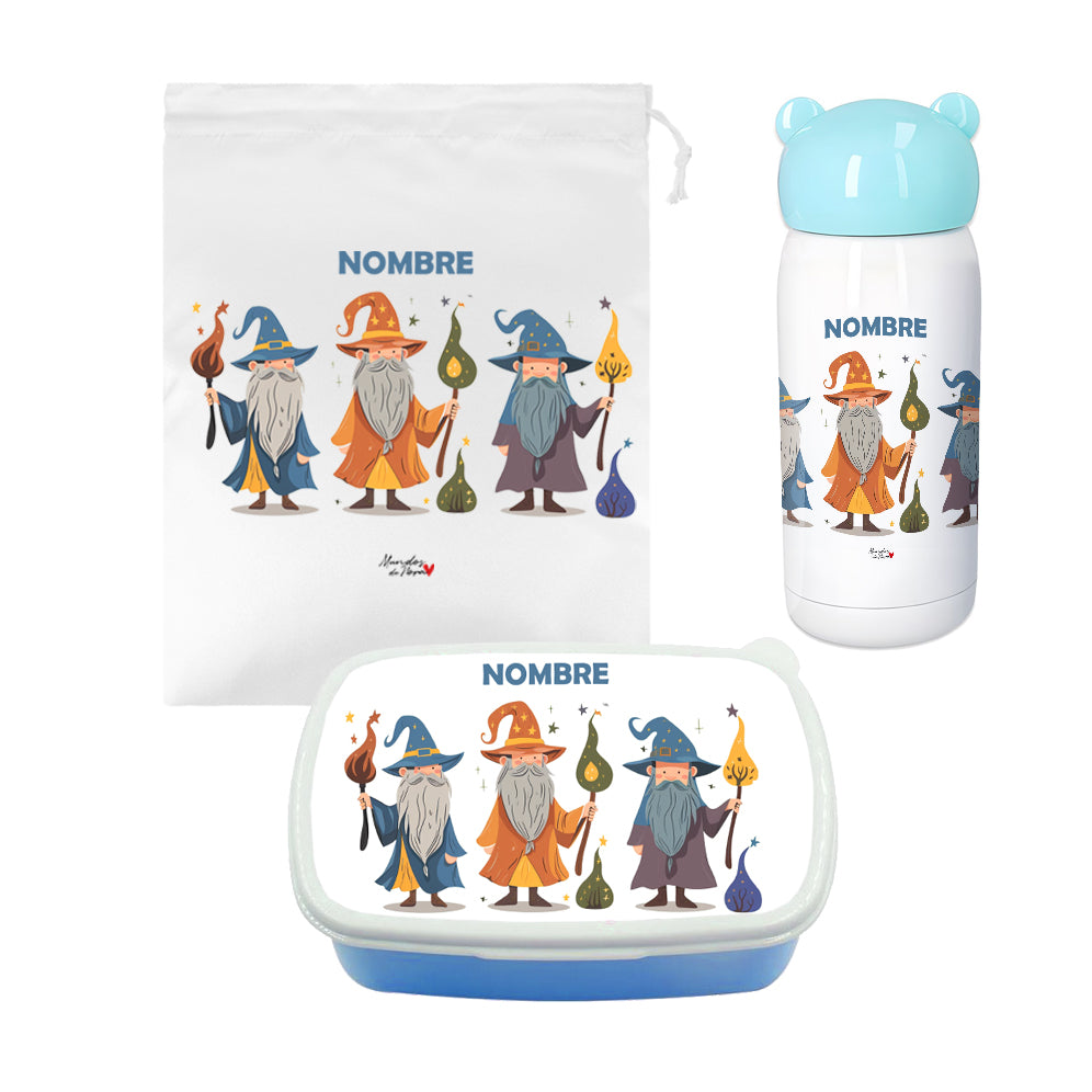 Pack Vuelta al Cole Infantil Personalizado con estampado y nombre
