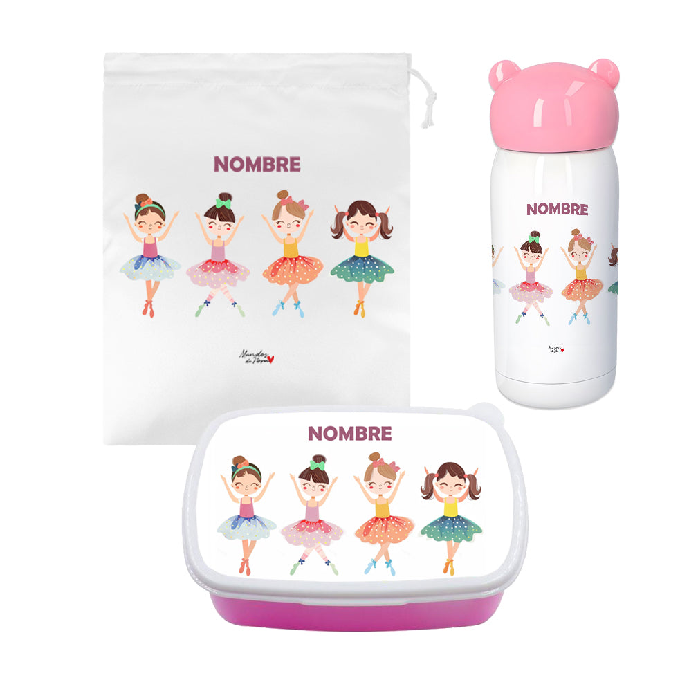 Pack Vuelta al Cole Infantil Personalizado con estampado y nombre