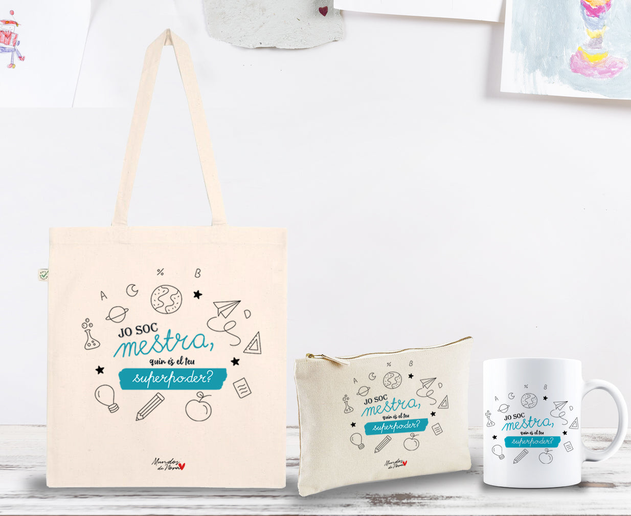 Pack regalo mestra - Jo soc mestra ¿quin és el teu superpoder?