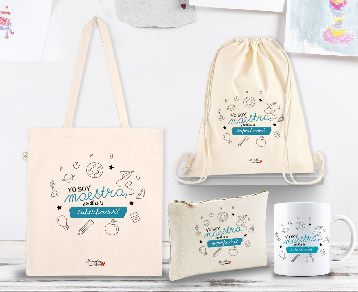 Supe Pack Regalo Maestra - Yo soy maestra, ¿cuál es tu superpoder?