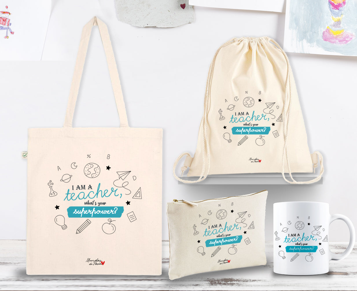 Supe Pack Regalo teacher - I am a Teacher, What's Your Superpower?