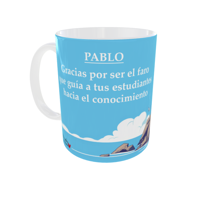 Taza Personalizada "Gracias por ser el faro que guía a tus estudiantes hacia el conocimiento"