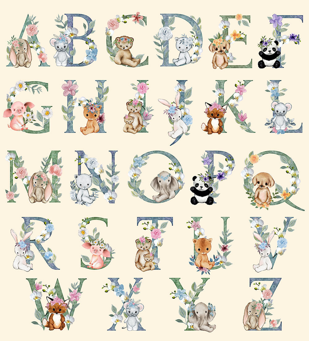 Abecedario animales infantil bolsa