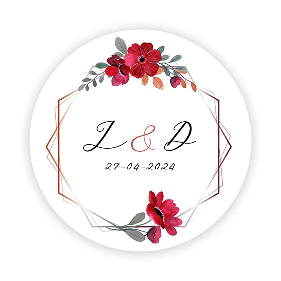 Tote bag personalizada con diseño de flores para regalo detalle de boda #6