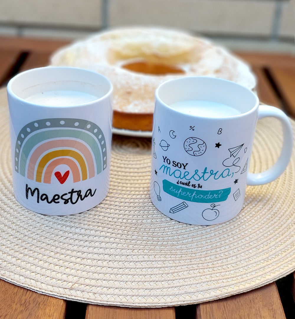Taza personalizada maestra