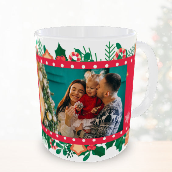Taza personalizada con foto y dedicatoria