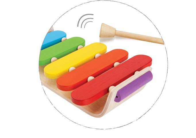 XILÓFONO OVALADO PLANTOYS - Mundos de Nora
