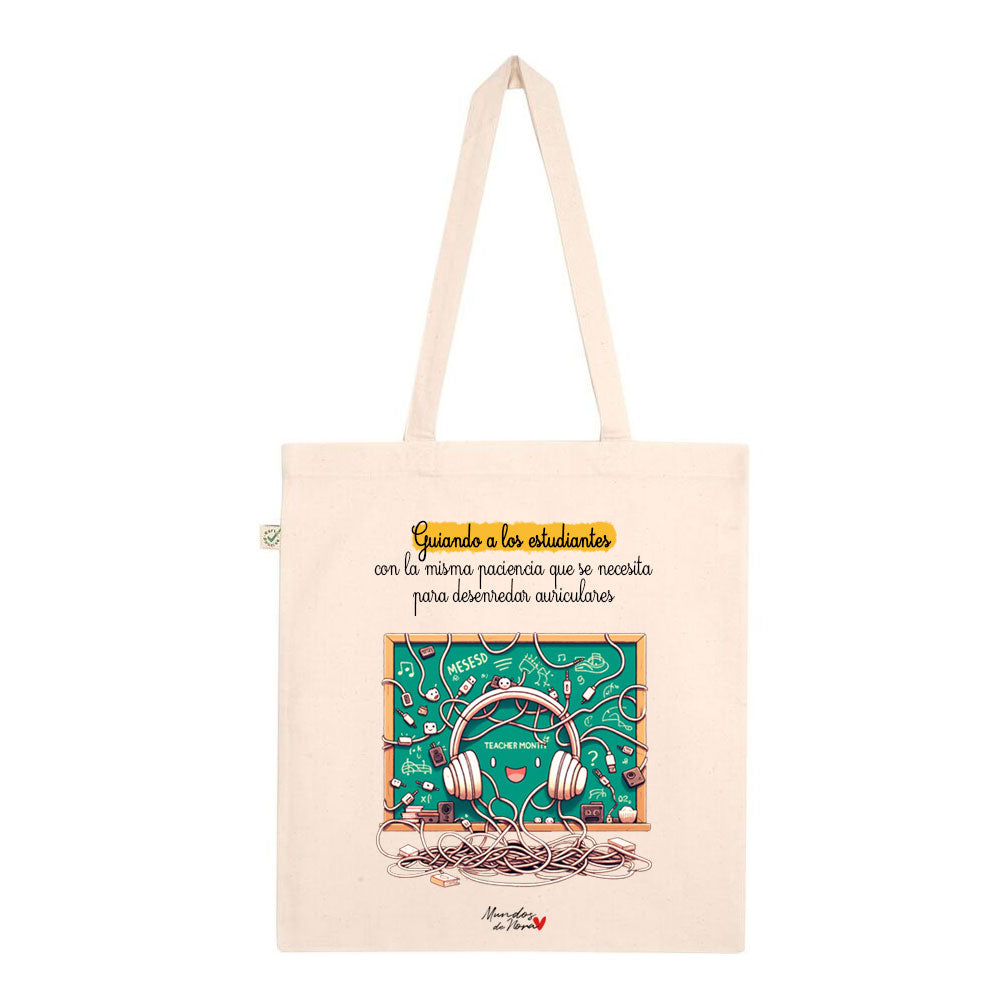 Totebag con frase divertida para regalar a maestros