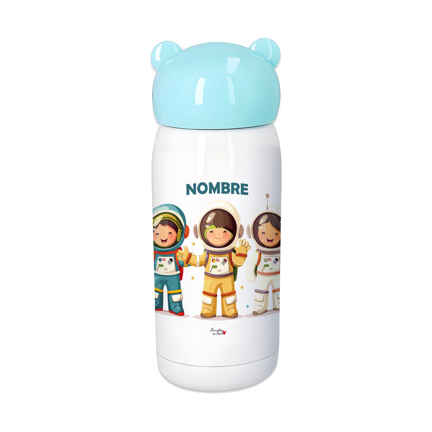 Botellas infantiles personalizadas con estampado y nombre