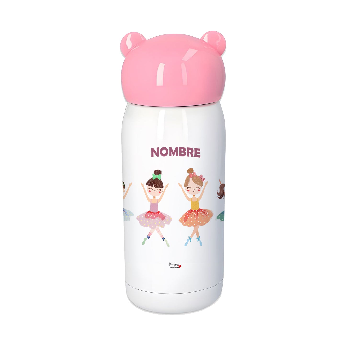 Botellas infantiles personalizadas con estampado y nombre