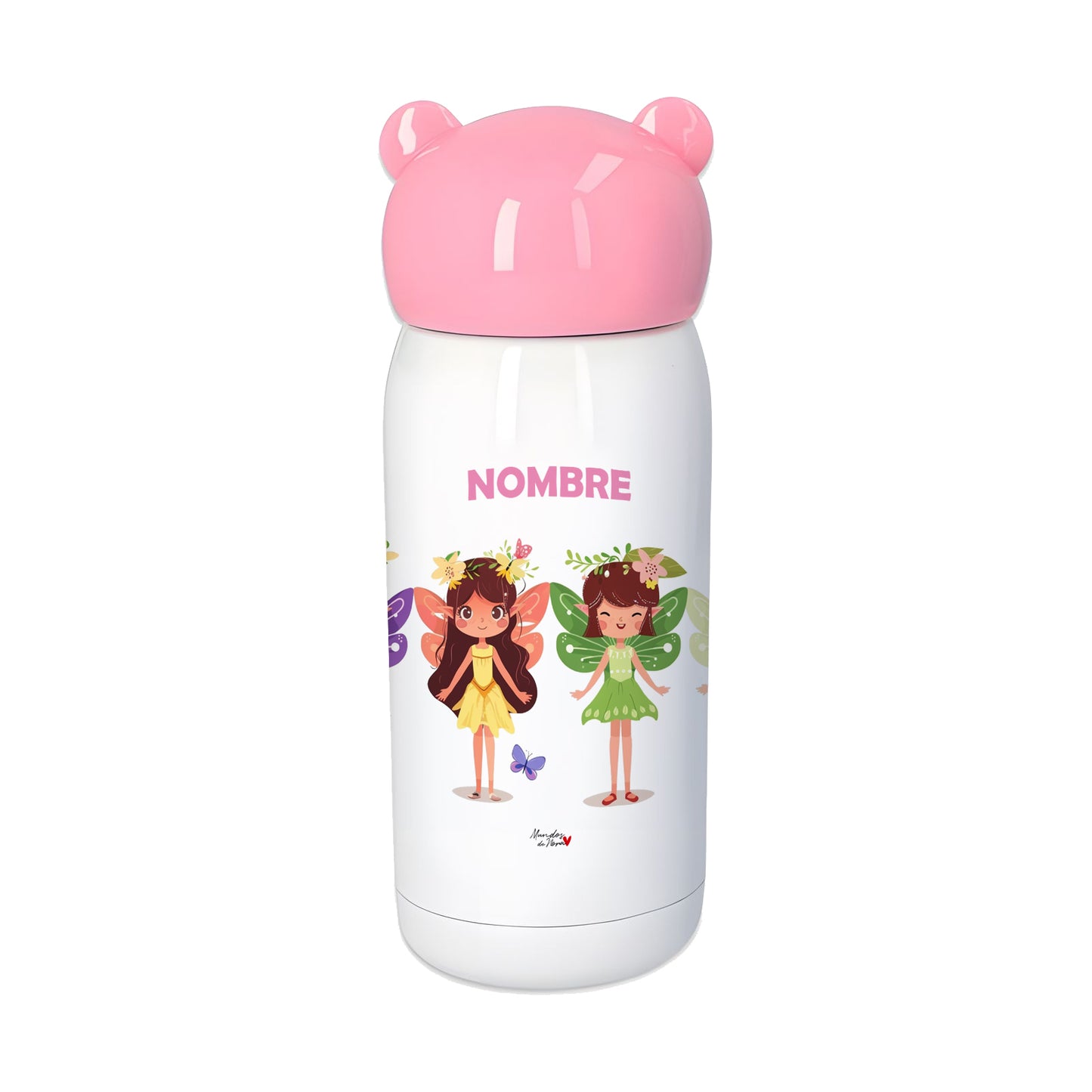 Botellas infantiles personalizadas con estampado y nombre