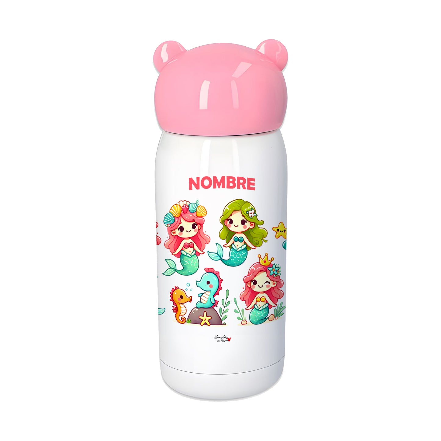 Botellas infantiles personalizadas con estampado y nombre