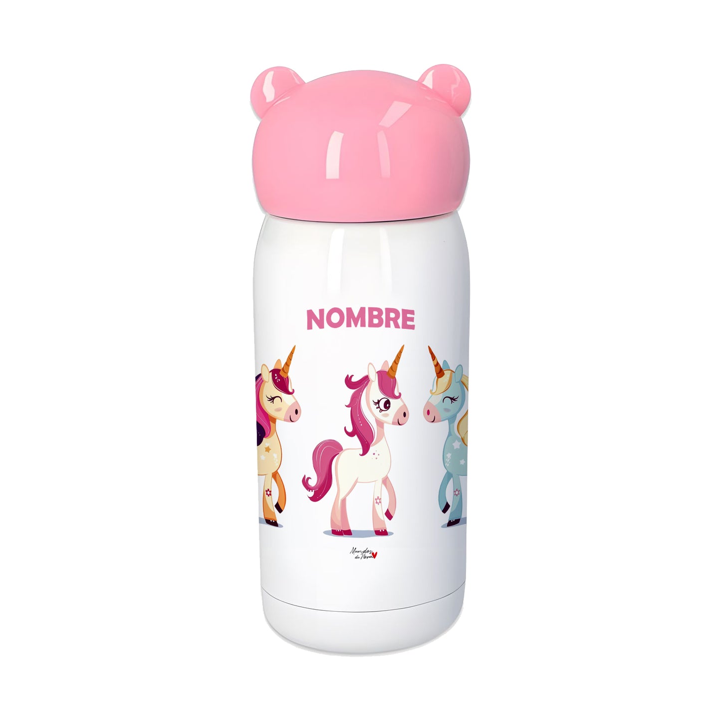 Botellas infantiles personalizadas con estampado y nombre