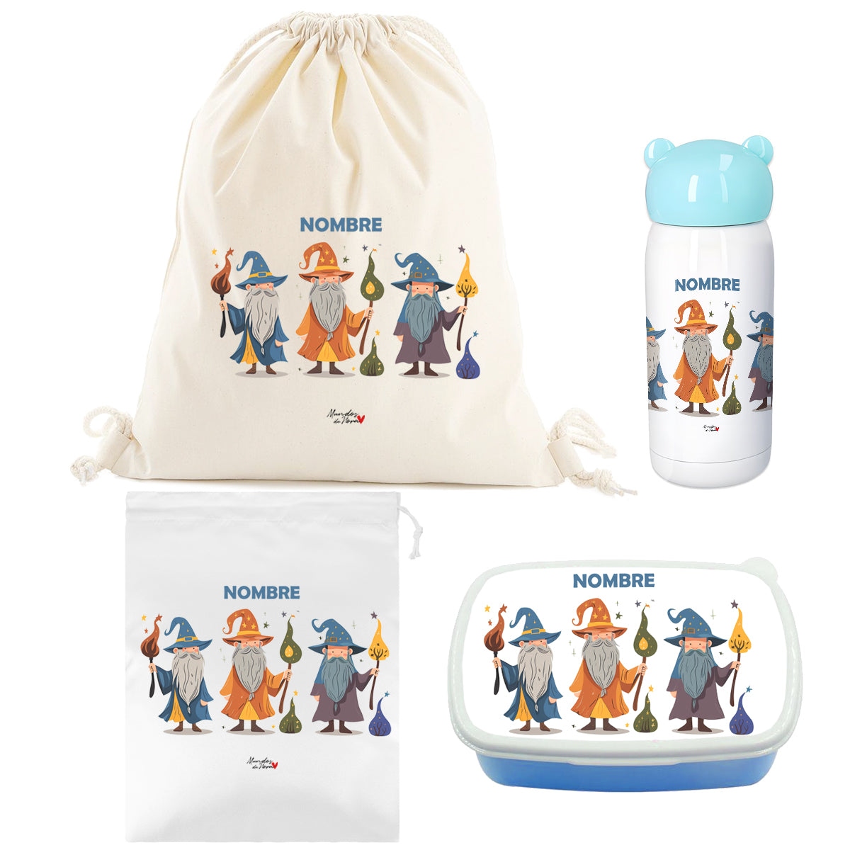 Super Pack Vuelta al Cole Infantil Personalizado de magos